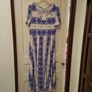 Lularoe riley midi dress